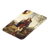 Sint Rochus door Francesco Francia Magneet (Linkerzijde)