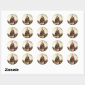 Sint Rochus door Francesco Francia Ronde Sticker (Vel)