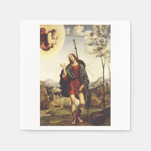 Sint Rochus door Francesco Francia  Servet
