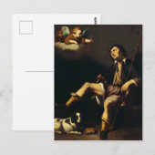 Sint Rochus en de engel door Guy François Briefkaart (Voorkant / Achterkant)