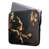 Sint Rochus en de engel door Guy François Laptop Sleeve (Voorkant Links)