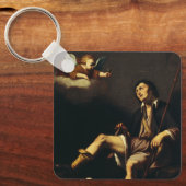 Sint Rochus en de engel door Guy François Sleutelhanger (Voorkant)