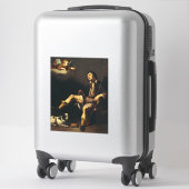Sint Rochus en de engel door Guy François Sticker (Koffer)