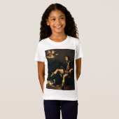 Sint Rochus en de engel door Guy François T-shirt (Voorkant volledig)