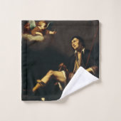 Sint Rochus en de engel van Guy François Bad Handdoek (Wasdoekje)