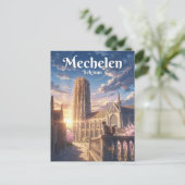 Sint-Romboutskathedraal België Briefkaart (Staand voorkant)