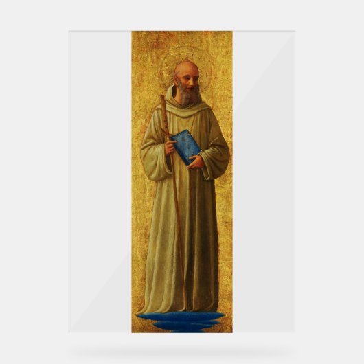 Sint Romuald, de stichter van de Camaldolese Acryl Bord (Voorkant)