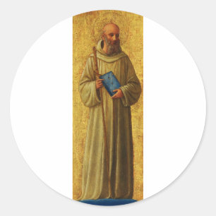 Sint Romuald, de stichter van de Camaldolese Ronde Sticker