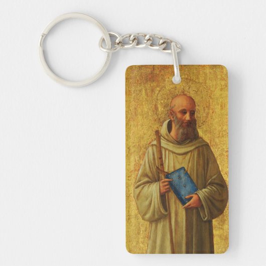 Sint Romuald, de stichter van de Camaldolese Sleutelhanger (Voorkant)