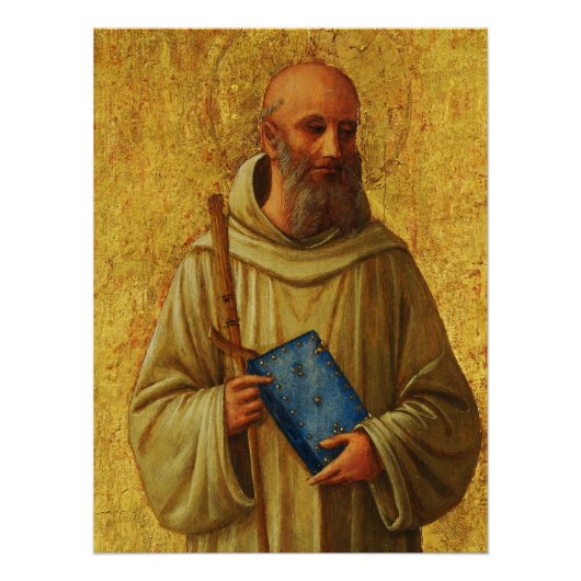 Sint Romualdus de stichter van de Camaldolese Perfect Poster (Voorkant)