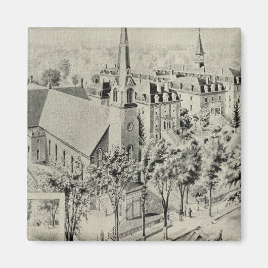 Sint-Roos kerk, Meriden Magneet (Voorkant)