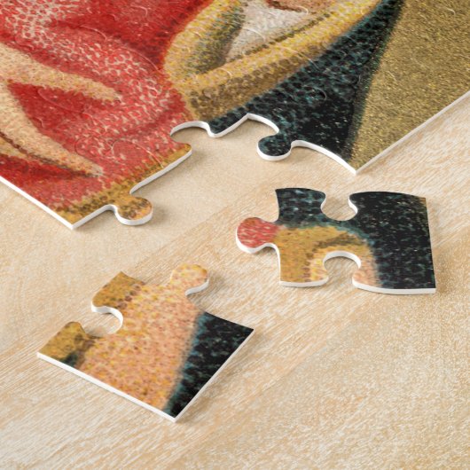 Sint-Roos Lima en het Christus Kind (M 023) Legpuzzel (Zijkant)