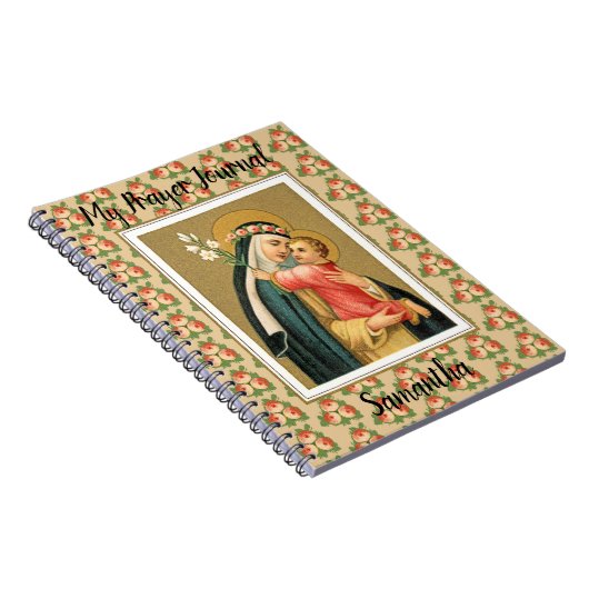 Sint-Roos Lima en het Christus Kind (M 023) Notitieboek (Rechterzijde)