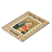 Sint-Roos Lima en het Christus Kind (M 023) Notitieboek (Linkerzijde)