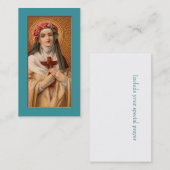 Sint-Roos van Lima Prayer of Visitekaartje (Voorkant / Achterkant)