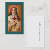 Sint-Roos van Lima Prayer of Visitekaartje (Voorkant / Achterkant)
