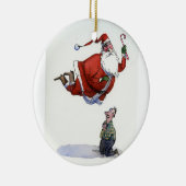 Sint-Santa-versiering door Richard Thompson Keramisch Ornament (Rechts)