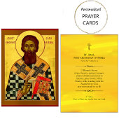 Sint-Sava, eerste aartsbisschop van Servië Gebed K Plaatskaartje