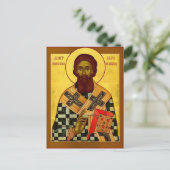 Sint-Sava is de eerste aartsbisschop van het Servi Briefkaart (Staand voorkant)