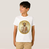 Sint-Sava orthodoxe icoon T-shirt (Voorkant volledig)