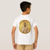 Sint-Sava orthodoxe icoon T-shirt (Achterkant volledig)