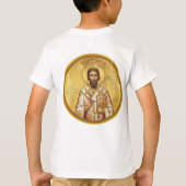Sint-Sava orthodoxe icoon T-shirt (Achterkant)
