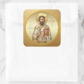 Sint-Sava orthodoxe icoon T-shirt Vierkante Sticker (Tas)