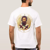 Sint Sava, Servië, Servisch-orthodox srb T-shirt (Achterkant)