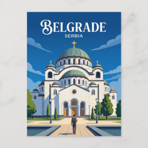 Sint-Savakapel Servië Briefkaart