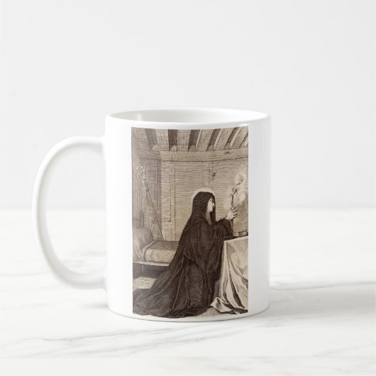 Sint Scholastica patrones van school Koffiemok (Links)