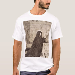 Sint Scholastica patrones van school T-shirt