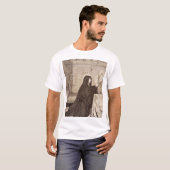 Sint Scholastica patrones van school T-shirt (Voorkant volledig)