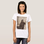 Sint Scholastica patrones van school T-shirt (Voorkant volledig)