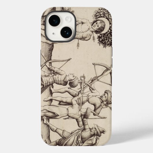 Sint Sebastiaan Kapitein van de Pretoriaanse garde Case-Mate iPhone Case (Achterkant)