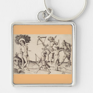 Sint Sebastiaan Kapitein van de Pretoriaanse garde Sleutelhanger
