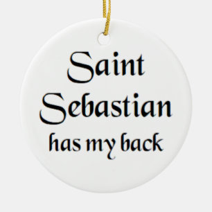 Sint Sebastiaan Keramisch Ornament