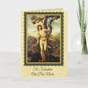 Sint-Sebastiaan Patroonheilige van de atleten Kaart