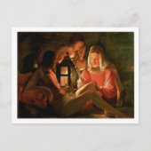 Sint Sebastian met de Heilige Vrouw (olie op blik) Briefkaart (Voorkant)