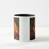 Sint Sebastian met de Heilige Vrouw (olie op blik) Mok (Midden)