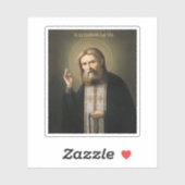 Sint-Seraphim van Sarov Sticker (Vel)