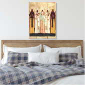 Sint-Sergius Radonesh met de heiligen van Canvas Afdruk (Insitu (Slaapkamer))