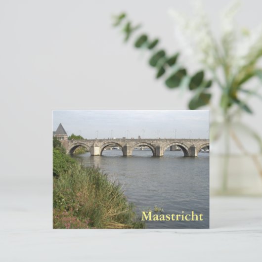 Sint Servaas Bridge, Maastricht Briefkaart (Staand voorkant)