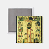 Sint-Simeon, 16e eeuw Magneet (Voorkant / Achterkant)