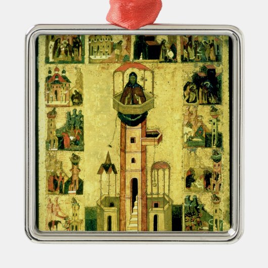 Sint-Simeon, 16e eeuw Metalen Ornament (Voorkant)