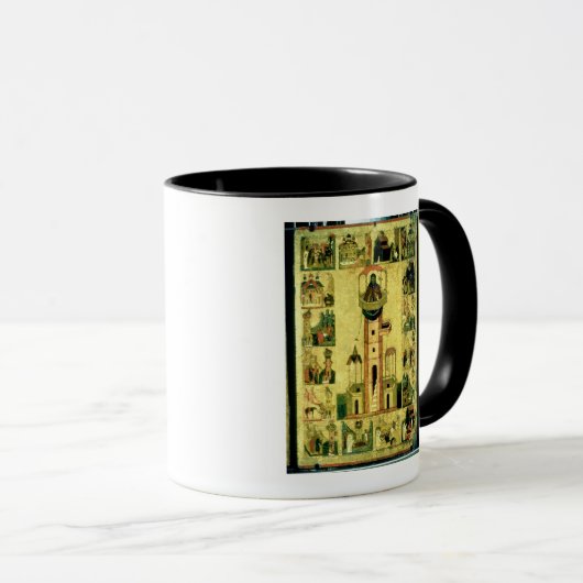 Sint-Simeon, 16e eeuw Mok (Voorkant rechts)