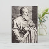 Sint Simon de Zeloot Apostel van Jezus Kaart (Staand voorkant)