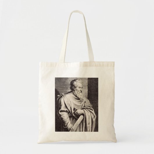 Sint Simon de Zeloot Apostel van Jezus Tote Bag (Voorkant)