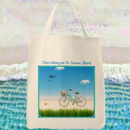 Sint-Simons Island GA Beach Canvas tas