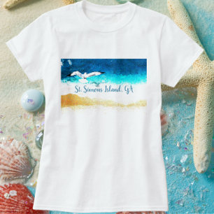 Sint-Simons-shirt voor de GA T-shirt