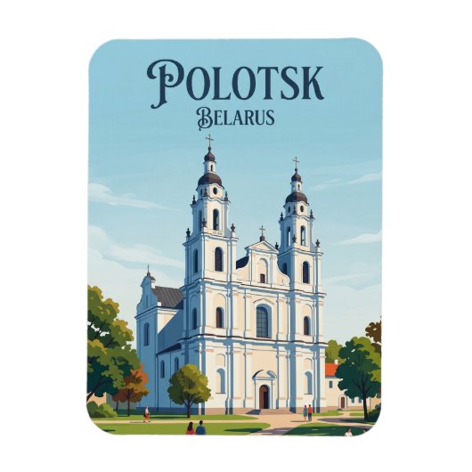 Sint-Sofiakathedraal Belarus Magneet (Verticaal)